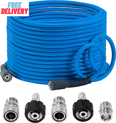 #ad #ad Super Flexible Pressure Washer Hose 100 FT X 1 4” Kink Resistant Power Washer H $81.61