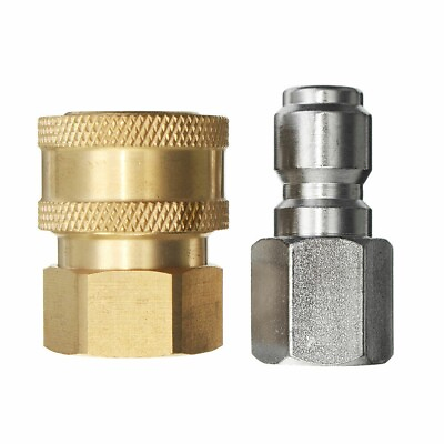 #ad For High Pressure Washer Quick Adapter Durable Stainless or Brass Material $9.40