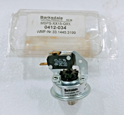 #ad New BARKSDALE MSPS XX15 Q93 The Little General Pressure Switch $125.00