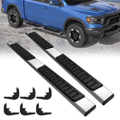 #ad 6 Inch Nerf Bars Side Steps Running Boards For Dodge Ram 1500 Crew Cab 2009 2018 $139.96