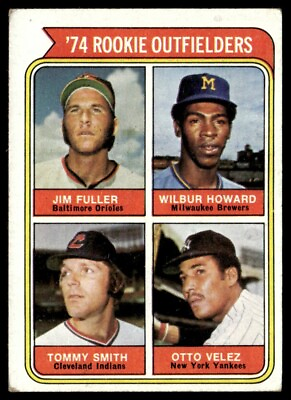 #ad 1974 Topps *Condition Issue* Rookie Outfielders Jim Fuller Wilbur Howard Tommy $1.99