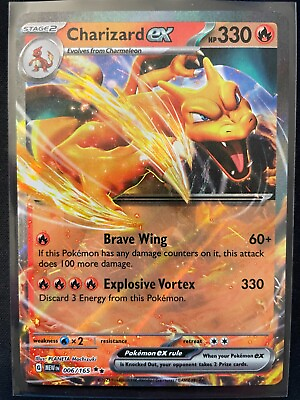 #ad Charizard EX 6 165 Pokémon 151 Scarlet amp; Violet English TCG Card $8.99