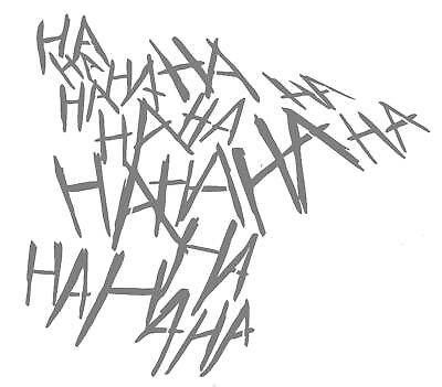 #ad DIY Art Project Paint Reusable Stencil Silhouette Batman Joker Laugh HAHAHA $6.00