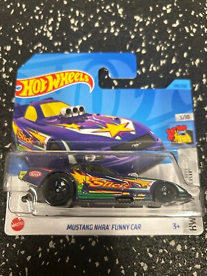 #ad #ad FORD MUSTANG FUNNY CAR BLUE Hot Wheels 1:64 **COMBINE POSTAGE** GBP 2.95