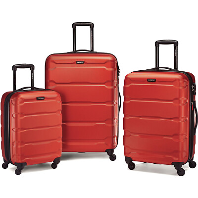 #ad #ad Samsonite Omni Hardside Luggage Nested Spinner Set 20quot; 24quot; 28quot; Burnt Orange $249.00
