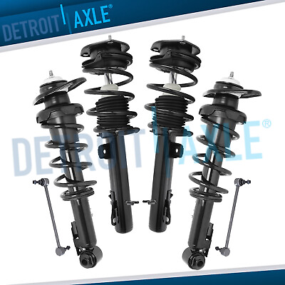 #ad Front Rear Struts w Coil Springs Sway Bar Links Kit for 2007 2015 Mini Cooper $282.24