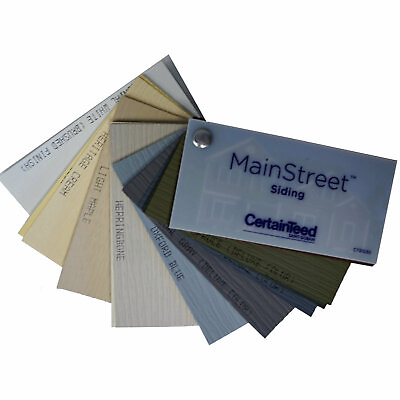 #ad CertainTeed Mainstreet Vinyl Siding Color Swatch $11.54