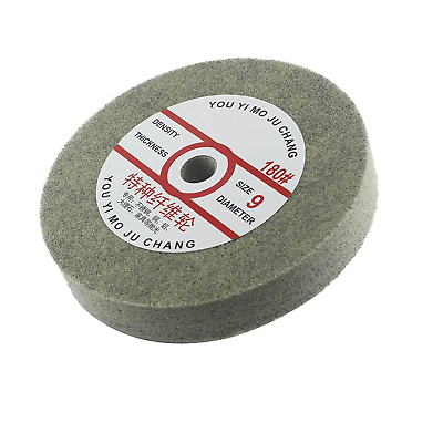 #ad 6 Inch Nylon Fiber Buffing Wheel 180 Grit Abrasive Polishing Discs for Bench Gr $14.05