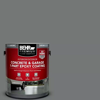 #ad #ad BEHR PREMIUM Concrete amp; Garage 1 Part Epoxy Coating Self Priming 1 Gallon $69.97