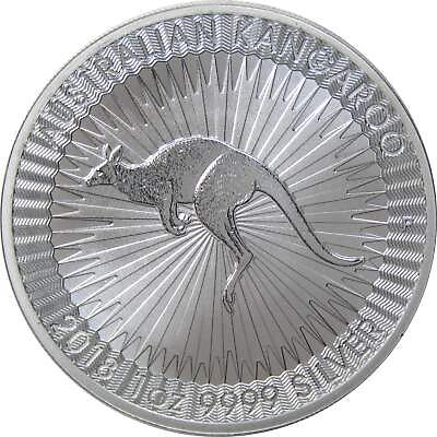 #ad 2018 Australian Kangaroo BU Brilliant Uncirculated 1 oz .9999 Silver $1 Coin $34.99