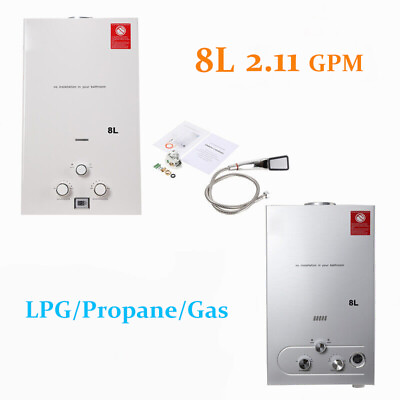 #ad #ad 8L 2.11 GPM LPG Propane Gas Instant Hot Water Heater Camping Outdoor w Shower $93.99