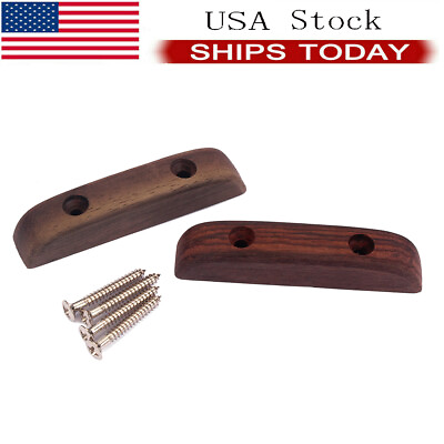 #ad 2X Rosewood Thumb Rest Tug Bar Finger Pull for Fender Jazz Precision Bass Guitar $12.58