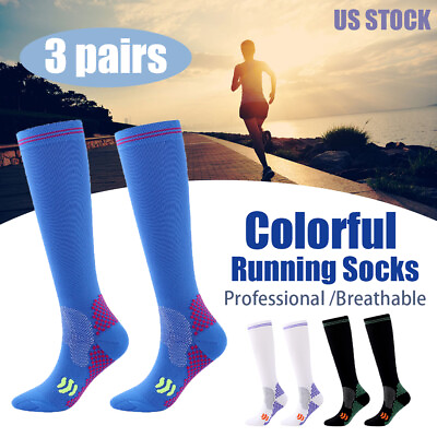 #ad Professional Compression Socks Jump Rope Running Sports Muscle Marathon Pressure $19.98