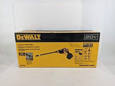 #ad #ad Dewalt DCPW550P1 20V MAX 550 PSI Power Cleaner Kit w 5 Ah Battery Brand New $189.84