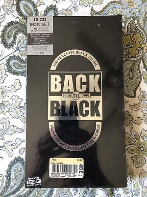 #ad #ad Back To Black 1900 To 1999 100 Years Of Black Music 10xCD BOX UK Import SEALED $125.00