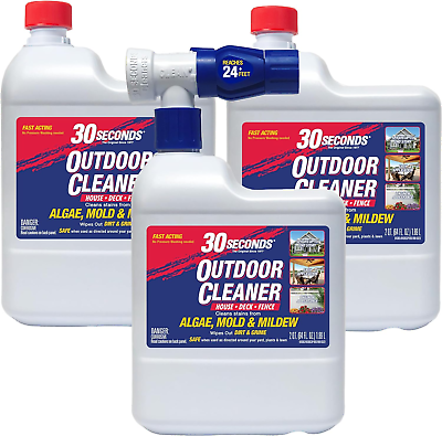 #ad 30 Seconds Mold and Mildew Stain Remover Outdoor Cleaner Rapid Results Clea $64.95