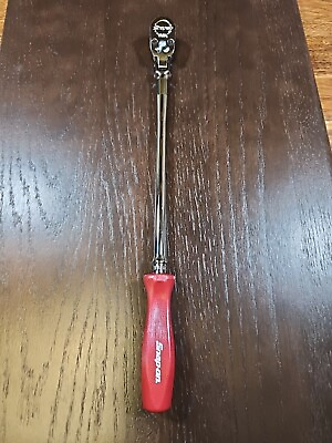 #ad NEW Snap On THLLFD72 1 4quot; XTra Long PEARL RED Hard Handle Flex Head Ratchet $208.99