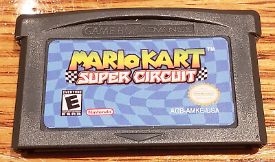 #ad Nintendo Gameboy Advance Mario Kart: Super Circuit Game Boy Advance 2001 $13.95