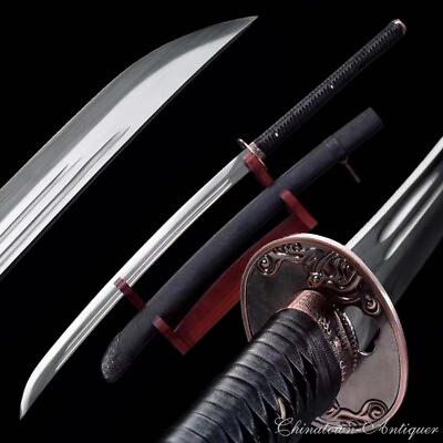 #ad Japanese Chopping Horse Saber Broadsword Sword Steel Sharp Battle Ready #1806 $337.45
