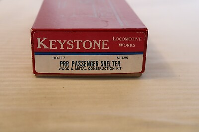 #ad HO Scale Keystone PRR Passenger Shelter. Craftsman Kit #117 BNOS $45.00