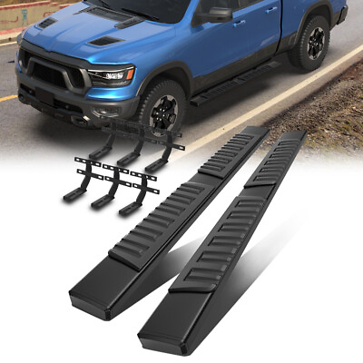 #ad 2PCS 6quot; Nerf Bars Running Boards For 19 23 Dodge Ram 1500 New Body Extended Cab $127.88