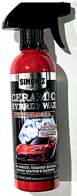 Simoniz Ceramic Hybrid Wax Perfect Finish Hardest Toughest Defense 16oz #ad #ad $27.99