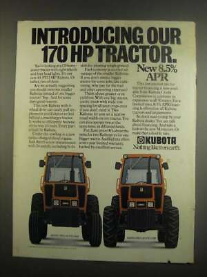 #ad 1984 Kubota M8950 Tractors Ad Our 170HP $19.99