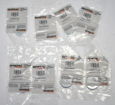 #ad Lot of 8 Generac Flat Washers Zinc Plated 3 4quot; G045900 Replacement Parts $12.99