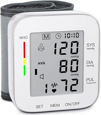 #ad #ad Wrist Blood Pressure Monitor Bp Monitor Large LCD Display Blood Pressure Machine $15.00