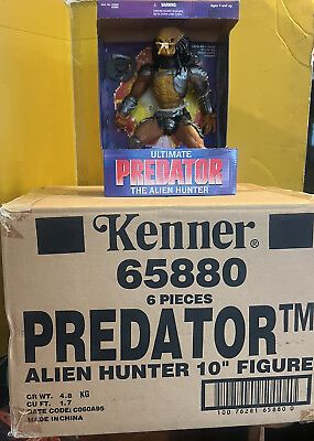 #ad 10” Ultimate Predator The Alien Hunter Kenner MIB 1995 W Orig Shipping Case Box $75.00