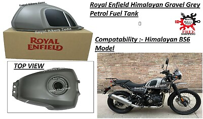#ad #ad Royal Enfield quot;Gravel Grey Petrol Fuel Tankquot; For Himalayan 411 BS6 $319.14