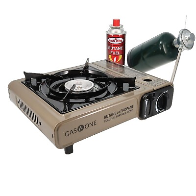 #ad Gas One GS 3400P Propane or Butane Stove Dual Fuel Stove Portable Camping Stove $22.99