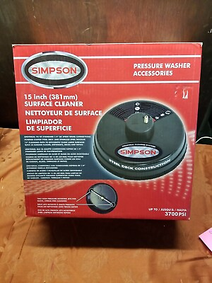 #ad SIMPSON 80165 Simpson Cleaning 80165 Universal 15quot; Pressure Washer Surface Clean $100.00