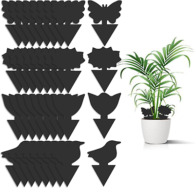 #ad 36 Pack Fungus Gnat Traps for House Plants Black Sticky Traps for Indoor Use to $10.55