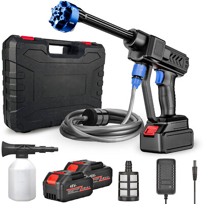#ad #ad Cordless Power Washer 6in1 High Pressure Washer Jet Water Wash Car Cleaner Gun $71.97