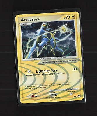 Arceus AR6 Platinum Arceus Holo Rare Pokemon Card #ad $5.99