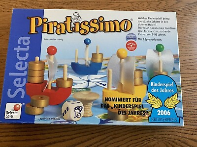 #ad Rio Grande Board Game Piratissiomo Wood Pieces Ages 6 and Up 2 4 Players $14.88