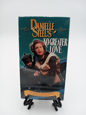 #ad NO GREATER LOVE By Danielle Steel: Her Dream Sinks With The Titanic VHS 1996 $6.99