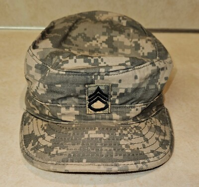 #ad USGI Patrol Cap ACU Digital Camo Army NSN: 8415 01 519 9116 Size 7 1 8 $7.95