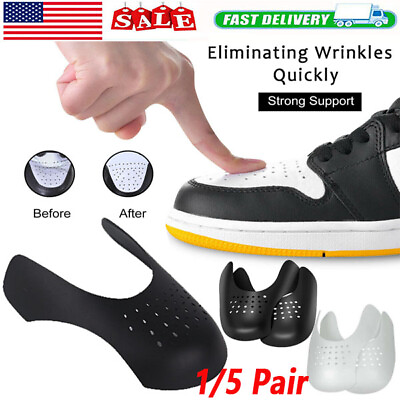 #ad 5 Pairs Shoe Protector Anti Crease Force Fields Cover Toe Cap Creasing Decreaser $4.14