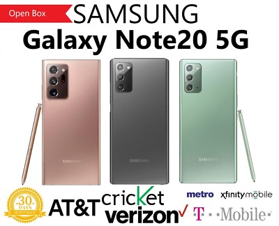 Samsung Galaxy Note20 5G SM N981U 128GB Unlocked T Mobile ATamp;T Verizon Metro $294.95