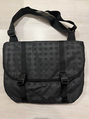 #ad PORTER HEADPORTER BLACK BEAUTY Messenger Bag Black From Japan Used $138.00