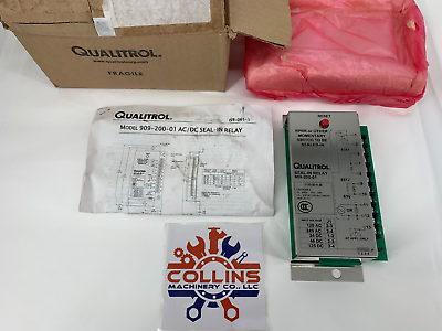 #ad Qualitrol 909 200 01 Seal In Pressure Relay Momentary Trip Circuit 13 Terminals $839.43