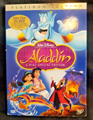 #ad Aladdin DVD 2004 2 Disc Set Special Edition Platinum Edition Disney $19.22