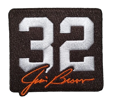 #ad 2023 Jim Brown Memorial Jersey Patch Cleveland Browns 32 $8.99
