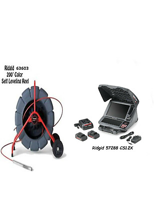 #ad Ridgid 200#x27; Standard 35mm SL T 63603 and 57288 CS12X w batteries and charger $14947.20
