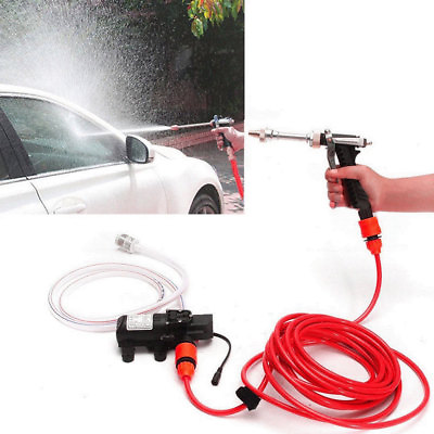 #ad Portable 12V Car High Pressure Washer Water Pump Kit Jet Wash Cleaner Hose $39.99