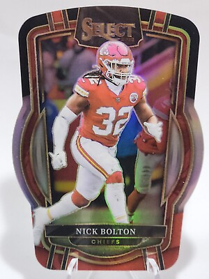 #ad 2022 Panini Select Red amp; Black Club Level Die Cut Nick Bolton #253 $1.99