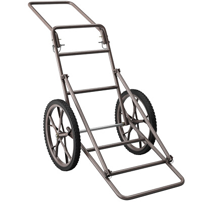 #ad Huge Capacity Deer Cart Foldable 500lbs Hauler Gear Dolly Cart Hunting Practical $99.99