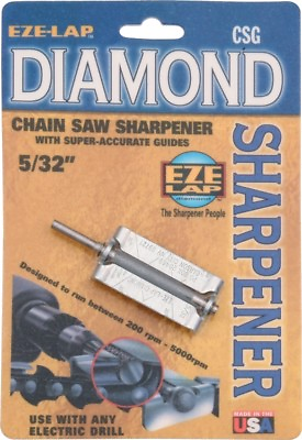 #ad Eze Lap Diamond Chain Saw Sharpener Attach To Electric Drill Accurate Guides $11.99